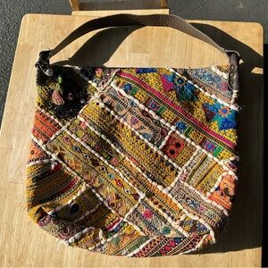 Large bohemian free people tote